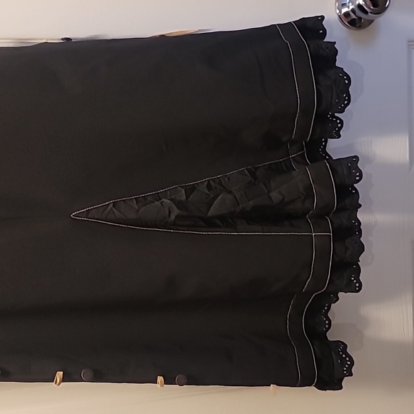 Atelier Paris Black Maxi Skirt with Tan Accents - Picture 6 of 9